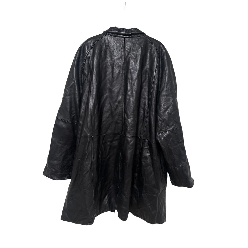 Worthington Women's Black Genuine Lambskin Leather Jacket 3X - Picture 10 of 11